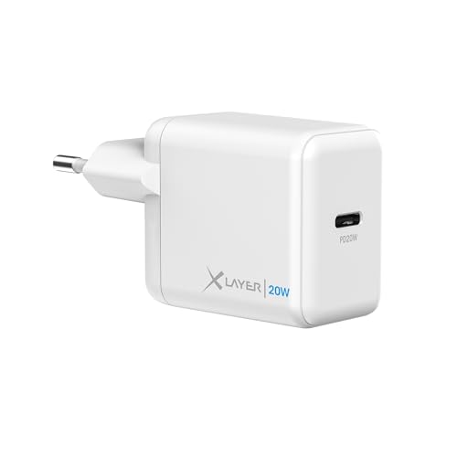 XLayer 20W USB C Ladegerät mit Power Delivery Weiß Schnellladen für ipad iPhone 13 Mini 13 Pro Max 12 11 SE XS, Android geräte Tabs USBC Power Adapter Ladeadapter Ladestecker Netzteil Charger Kabel von Xlayer