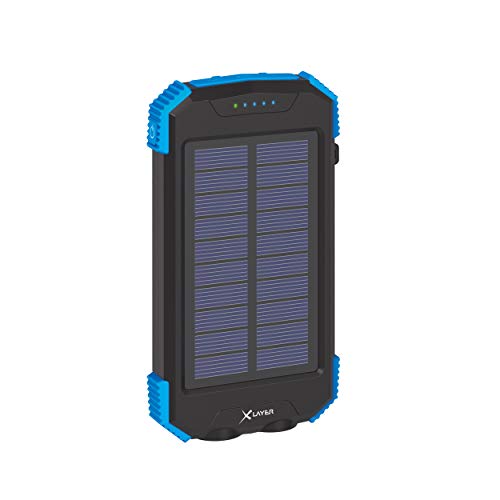 XLayer Wireless Solar Power Bank I 10000mAh I Schnellladen I Camping I Outdoor Ladegerät I Akkupack I Solarpanel I kompatibel mit iPhone 15/14/13/12/Plus/Mini/Pro/Pro Max, Samsung Galaxy S23 Ultra/S22 XLayer Wireless Solar Power Bank I 10000mAh I Schnellladen I Camping I Outdoor Ladegerät I Akkupack I Solarpanel I kompatibel mit iPhone 15/14/13/12/Plus/Mini/Pro/Pro Max, Samsung Galaxy S23 Ultra/S22 von Xlayer