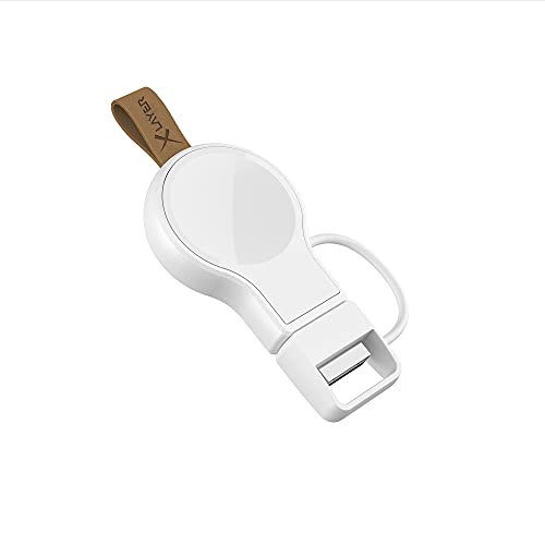 XLayer mobiles kabelloses USB Ladegerät für Apple Watch, tragbares Ladegerät für iWatch mit magnetischer Akkuladung für Apple Watch Series 7/6/5/4/3/2/1/SE, 2,5W Weiß XLayer mobiles kabelloses USB Ladegerät für Apple Watch, tragbares Ladegerät für iWatch mit magnetischer Akkuladung für Apple Watch Series 7/6/5/4/3/2/1/SE, 2,5W Weiß von Xlayer