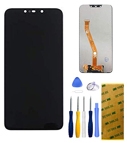 Xlhama Ersatz-LCD-Touchscreen, kompatibel mit Huawei Mate 20 Lite, Schwarz, mit komplettem Reparaturwerkzeug-Set, 3M, selbstklebend, Hartglasfolie Xlhama Ersatz-LCD-Touchscreen, kompatibel mit Huawei Mate 20 Lite, Schwarz, mit komplettem Reparaturwerkzeug-Set, 3M, selbstklebend, Hartglasfolie von Xlhama