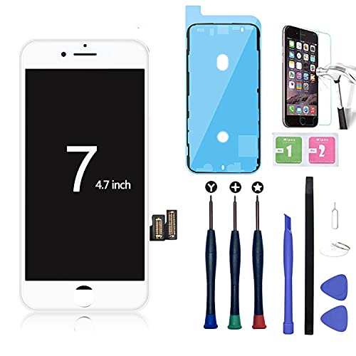 Xlhama Kompatibel Mit Lcd Display Ersatz Bildschirm Glas 7 Weiß Mit Komplettes Retina, Lcd Touchscreen Digitizer Front Komplettes Werkzeug Adhesive Xlhama Kompatibel Mit Lcd Display Ersatz Bildschirm Glas 7 Weiß Mit Komplettes Retina, Lcd Touchscreen Digitizer Front Komplettes Werkzeug Adhesive von Xlhama