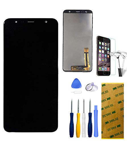 Xlhama Kompatibler LCD-Touchscreen Kompatibel mit Samsung Galaxy J4 Plus / J6 Plus 2018 Touchscreen-Display SM-J415F J415G J415M mit selbstklebendem Reparatursatz für gehärtete Glasscheiben Xlhama Kompatibler LCD-Touchscreen Kompatibel mit Samsung Galaxy J4 Plus / J6 Plus 2018 Touchscreen-Display SM-J415F J415G J415M mit selbstklebendem Reparatursatz für gehärtete Glasscheiben von Xlhama