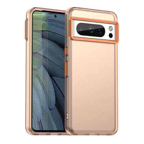 Schutzhülle für Google Pixel 8 Pro, schmale Passform, leicht, harter PC + TPU-Rahmen, verstärkte Ecken, stoßfeste Handyhülle, Orange Schutzhülle für Google Pixel 8 Pro, schmale Passform, leicht, harter PC + TPU-Rahmen, verstärkte Ecken, stoßfeste Handyhülle, Orange von Xliamcp
