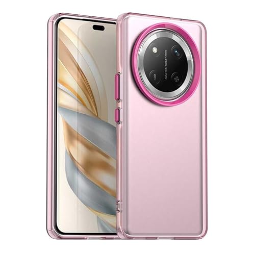 Schutzhülle für Honor X60 Pro, durchscheinend, schmale Passform, leicht, harter PC + TPU-Rahmen, verstärkte Ecken, stoßfeste Handyhülle, Rot Schutzhülle für Honor X60 Pro, durchscheinend, schmale Passform, leicht, harter PC + TPU-Rahmen, verstärkte Ecken, stoßfeste Handyhülle, Rot von Xliamcp