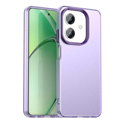 Schutzhülle für OPPO A3 5G 2024 Global Version, durchscheinend, schlank, leicht, harter PC + TPU-Rahmen, verstärkte Ecken, stoßfeste Handyabdeckung, Lila Schutzhülle für OPPO A3 5G 2024 Global Version, durchscheinend, schlank, leicht, harter PC + TPU-Rahmen, verstärkte Ecken, stoßfeste Handyabdeckung, Lila von Xliamcp