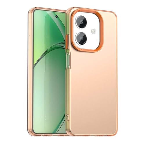 Schutzhülle für OPPO A3 5G 2024 Global Version, durchscheinend, schlank, leicht, harter PC + TPU-Rahmen, verstärkte Ecken, stoßfeste Handyabdeckung, Orange Schutzhülle für OPPO A3 5G 2024 Global Version, durchscheinend, schlank, leicht, harter PC + TPU-Rahmen, verstärkte Ecken, stoßfeste Handyabdeckung, Orange von Xliamcp