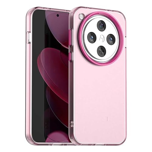 Schutzhülle für OPPO Find X8 5G, durchscheinend, schmale Passform, leicht, harter PC + TPU-Rahmen, verstärkte Ecken, stoßfeste Handyhülle, Rot Schutzhülle für OPPO Find X8 5G, durchscheinend, schmale Passform, leicht, harter PC + TPU-Rahmen, verstärkte Ecken, stoßfeste Handyhülle, Rot von Xliamcp