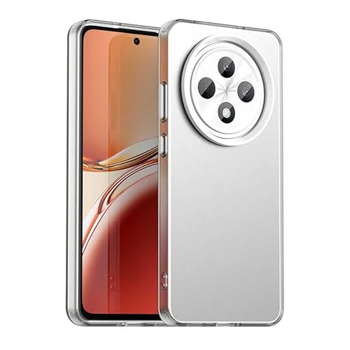 Schutzhülle für OPPO Reno12 FS 4G, durchscheinend, schlank, leicht, harter PC + TPU-Rahmen, verstärkte Ecken, stoßfeste Handyhülle, Weiß Schutzhülle für OPPO Reno12 FS 4G, durchscheinend, schlank, leicht, harter PC + TPU-Rahmen, verstärkte Ecken, stoßfeste Handyhülle, Weiß von Xliamcp