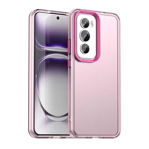 Schutzhülle für OPPO Reno12 Global Version, durchscheinend, schlanke Passform, leicht, harter PC + TPU-Rahmen, verstärkte Ecken, stoßfeste Handyhülle, Rot Schutzhülle für OPPO Reno12 Global Version, durchscheinend, schlanke Passform, leicht, harter PC + TPU-Rahmen, verstärkte Ecken, stoßfeste Handyhülle, Rot von Xliamcp