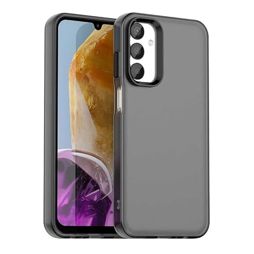 Schutzhülle für Samsung Galaxy M15 5G, durchscheinend, schmale Passform, leicht, harter PC + TPU-Rahmen, verstärkte Ecken, stoßfeste Handyhülle, Schwarz Schutzhülle für Samsung Galaxy M15 5G, durchscheinend, schmale Passform, leicht, harter PC + TPU-Rahmen, verstärkte Ecken, stoßfeste Handyhülle, Schwarz von Xliamcp