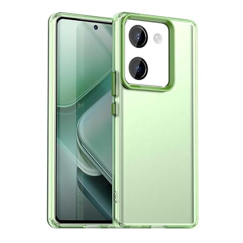 Schutzhülle für Vivo Y200 Pro, durchscheinend, schmale Passform, leicht, harter PC + TPU-Rahmen, verstärkte Ecken, stoßfeste Handyhülle, Grün Schutzhülle für Vivo Y200 Pro, durchscheinend, schmale Passform, leicht, harter PC + TPU-Rahmen, verstärkte Ecken, stoßfeste Handyhülle, Grün von Xliamcp