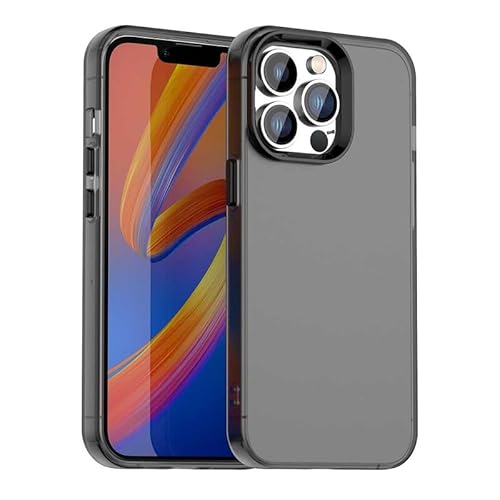 Schutzhülle für iPhone 14 Pro, durchscheinend, schmale Passform, leicht, harter PC + TPU-Rahmen, verstärkte Ecken, stoßfeste Handyhülle, Schwarz Schutzhülle für iPhone 14 Pro, durchscheinend, schmale Passform, leicht, harter PC + TPU-Rahmen, verstärkte Ecken, stoßfeste Handyhülle, Schwarz von Xliamcp
