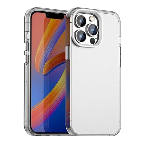 Schutzhülle für iPhone 14 Pro Max, durchscheinend, schmale Passform, leicht, harter PC + TPU-Rahmen, verstärkte Ecken, stoßfeste Handyhülle, Weiß Schutzhülle für iPhone 14 Pro Max, durchscheinend, schmale Passform, leicht, harter PC + TPU-Rahmen, verstärkte Ecken, stoßfeste Handyhülle, Weiß von Xliamcp