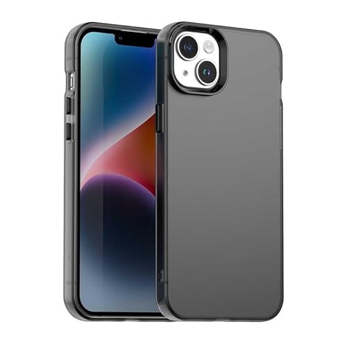Schutzhülle für iPhone 15 Plus, durchscheinend, schmale Passform, leicht, harter PC + TPU-Rahmen, verstärkte Ecken, stoßfeste Handyhülle, Schwarz Schutzhülle für iPhone 15 Plus, durchscheinend, schmale Passform, leicht, harter PC + TPU-Rahmen, verstärkte Ecken, stoßfeste Handyhülle, Schwarz von Xliamcp