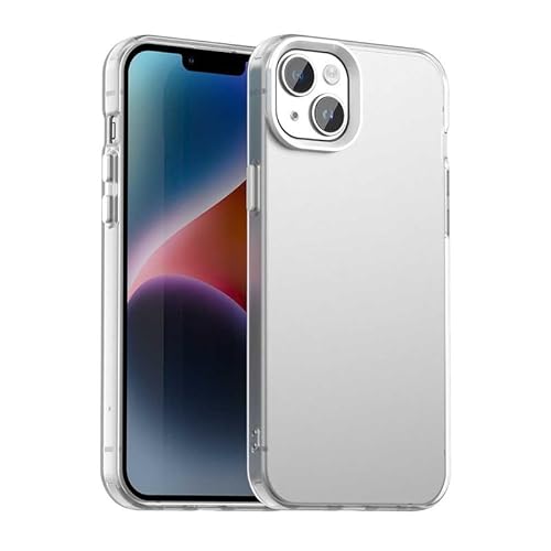 Schutzhülle für iPhone 15 Plus, durchscheinend, schmale Passform, leicht, harter PC + TPU-Rahmen, verstärkte Ecken, stoßfeste Handyhülle, Weiß Schutzhülle für iPhone 15 Plus, durchscheinend, schmale Passform, leicht, harter PC + TPU-Rahmen, verstärkte Ecken, stoßfeste Handyhülle, Weiß von Xliamcp