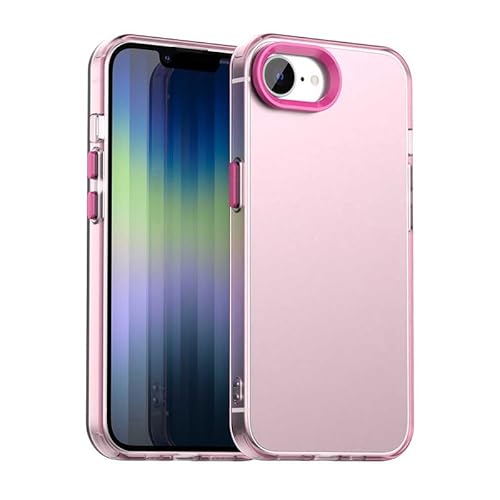 Schutzhülle für iPhone 16E, durchscheinend, schmale Passform, leicht, harter PC + TPU-Rahmen, verstärkte Ecken, stoßfest, Rot Schutzhülle für iPhone 16E, durchscheinend, schmale Passform, leicht, harter PC + TPU-Rahmen, verstärkte Ecken, stoßfest, Rot von Xliamcp