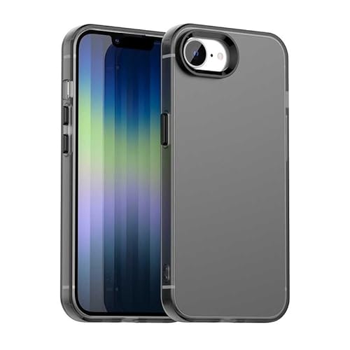 Schutzhülle für iPhone 16E, durchscheinend, schmale Passform, leicht, harter PC + TPU-Rahmen, verstärkte Ecken, stoßfeste Handyhülle, Schwarz Schutzhülle für iPhone 16E, durchscheinend, schmale Passform, leicht, harter PC + TPU-Rahmen, verstärkte Ecken, stoßfeste Handyhülle, Schwarz von Xliamcp