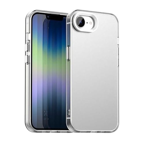 Schutzhülle für iPhone 16E, durchscheinend, schmale Passform, leicht, harter PC + TPU-Rahmen, verstärkte Ecken, stoßfeste Handyhülle, Weiß Schutzhülle für iPhone 16E, durchscheinend, schmale Passform, leicht, harter PC + TPU-Rahmen, verstärkte Ecken, stoßfeste Handyhülle, Weiß von Xliamcp