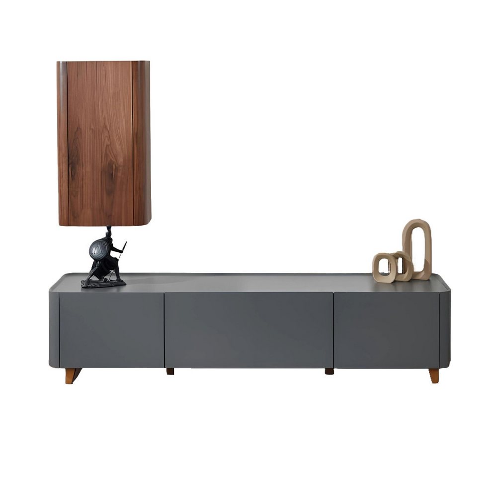 Xlmoebel TV-Ständer Luxuriöses Designer Sideboard in Grau - Edler TV-Schrank für das, (TV-Ständer, Hergestellt in Europa) von Xlmoebel