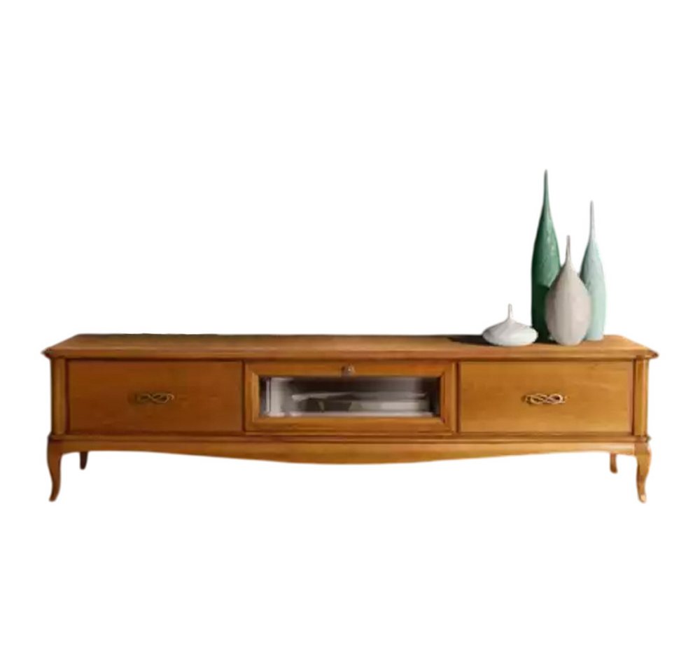 Xlmoebel TV-Ständer Neues luxuriöses TV-Möbel aus braunem Holz für das Wohnzimmer -, (1-tlg., TV-Ständer, Hergestellt in Europa) von Xlmoebel