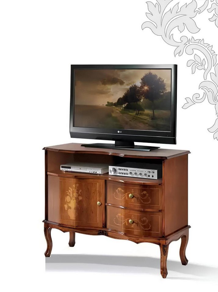 Xlmoebel TV-Ständer Traditioneller Fernsehtisch Deluxe Kommode mit Schubladen, (TV-Ständer, Hergestellt in Europa) von Xlmoebel