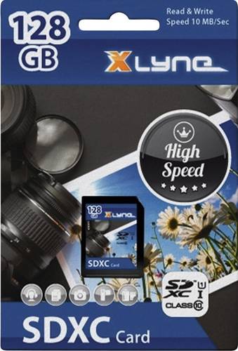 Xlyne 7312800 SDXC-Karte 128GB Class 10, UHS-I von Xlyne