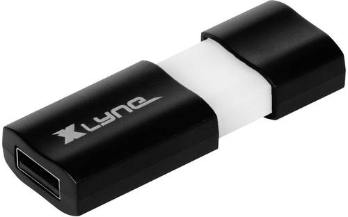 Xlyne Wave USB-Stick 16GB Schwarz, Weiß 7916000 USB 3.2 Gen 1 (USB 3.0) von Xlyne