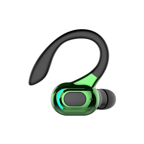 Bluetooth Headset mit Mikrofon Handy Telefon Wireless Freisprech In Ear Einzeln Kopfhörer Bluetooth Kabellos Earbud mit Ohrbürgel Schnurlos Ohrhörer Freisprecheinrichtung Ohr für Business Büro Fahren von Xmenha