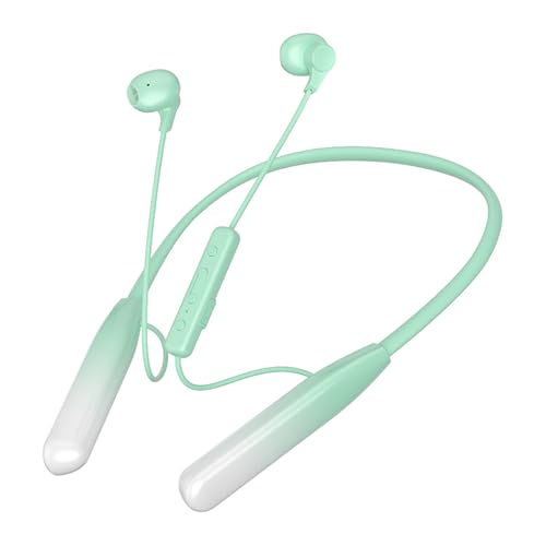 Bluetooth Kopfhörer Semi-in-Ear Kabellos mit Nackenbügel Wasserdicht Sportkopfhörer mit Mikrofon Magnetisch Wireless Earbuds Headphones Headsets drahtlos Ohrhörer mit Kabel Neckband für Laufen Sport von Xmenha