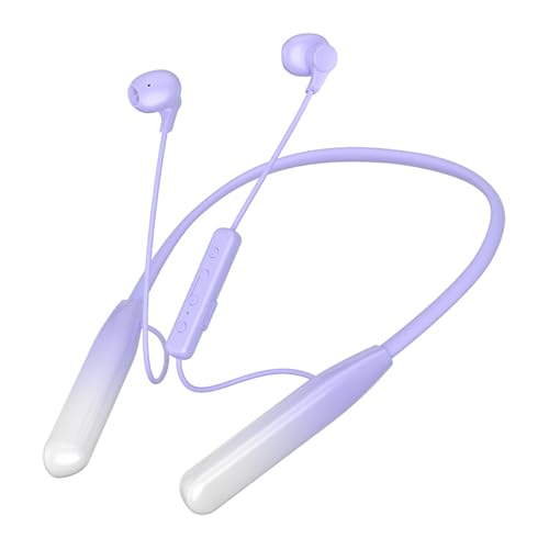 Bluetooth Kopfhörer Semi-in-Ear Kabellos mit Nackenbügel Wasserdicht Sportkopfhörer mit Mikrofon Magnetisch Wireless Earbuds Headphones Headsets drahtlos Ohrhörer mit Kabel Neckband für Laufen Sport von Xmenha