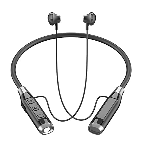 Bluetooth Kopfhörer Sport in Ear Nackenbügel Kopfhörer Kabellos mit Mikrofon Wasserdicht 78 Stunden Spielzeit Noise Canceling Headphones Magnetisch für Laufen Joggen Radfahren Android iOS Nacken-Kabel von Xmenha