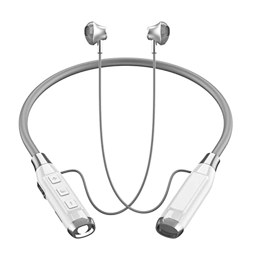 Bluetooth Kopfhörer Sport in Ear Nackenbügel Kopfhörer Kabellos mit Mikrofon Wasserdicht 78 Stunden Spielzeit Noise Canceling Headphones Magnetisch für Laufen Joggen Radfahren Android iOS Nacken-Kabel von Xmenha