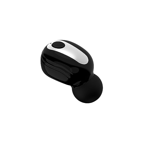 Bluetooth Mini Kopfhörer Kabellos Unsichtbare Noise-Cancelling-Kopfhörer in Ear Ohrhörer mit Mikrofon Spionage Kopfhörer Kleine Ohren Wireless Earbuds Touch Control für Android iOS Sport Schlafen von Xmenha