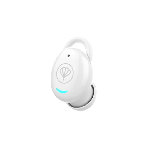 Einzelne unsichtbare Bluetooth Kopfhörer kabellos kleinst winzig versteckt Kopfhörer für Arbeit Mini Wireless Single Earbud Schlafkopfhörer Semi In-Ear Headset drahtlos Ohrhörer für kleine Ohren Tiny von Xmenha