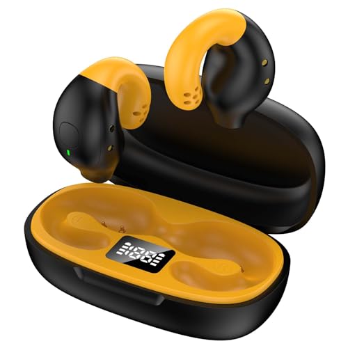 Knochenschall Kopfhörer Bluetooth Bone Conduction Headphones Open Ear Kopfhörer Geräuschunterdrückung Sportkopfhörer Bluetooth Sport Luftleitung Wireless Earbuds Noise Cancelling Kopfhoerer Kabellos von Xmenha