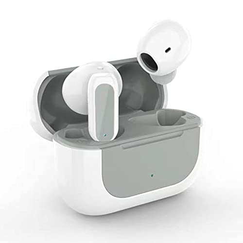 Mini Bluetooth Kopfhörer kabellos kleine Ohren in ear Ohrhörer Kinder unsichtbare kleinste Schlaf Bluetooth Headset winzige versteckte wireless Headphones mit Mic für Schläfer Arbeit Sports weiß von Xmenha