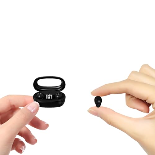 Mini Kopfhörer Bluetooth Kabellos Klein Unsichtbar In Ear Wireless Mini Kopfhörer Earbuds für Kleine Ohren Drahtlos Schnurlos Ohrhörer Ohrstöpsel Earphones versteckt im Ohr Kopfhoerer ohne Kabel von Xmenha