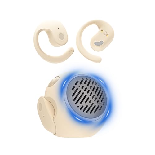 Open Ear Kopfhörer Bluetooth 5.4 kabellos Lautsprecher mit Licht Musikbox klein tragbar Wireless Air Bone Conduction Headphones mit Ohrbügel schnurlos drahtlos on Ear Kopfhörer für Läufer Radfahren Open Ear Kopfhörer Bluetooth 5.4 kabellos Lautsprecher mit Licht Musikbox klein tragbar Wireless Air Bone Conduction Headphones mit Ohrbügel schnurlos drahtlos on Ear Kopfhörer für Läufer Radfahren von Xmenha