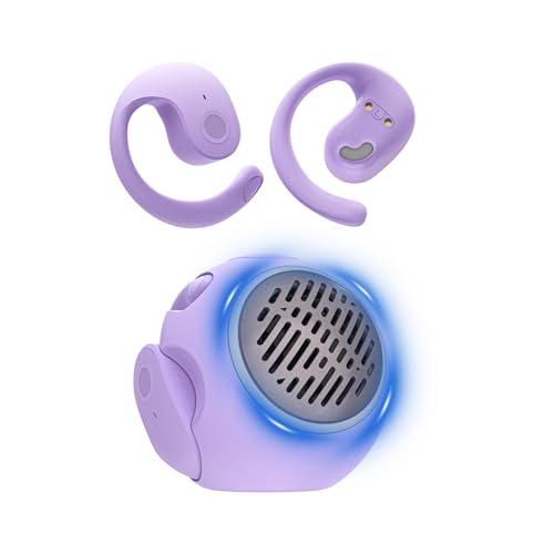 Open Ear Kopfhörer Bluetooth 5.4 kabellos Lautsprecher mit Licht Musikbox klein tragbar Wireless Air Bone Conduction Headphones mit Ohrbügel schnurlos drahtlos on Ear Kopfhörer für Läufer Radfahren Open Ear Kopfhörer Bluetooth 5.4 kabellos Lautsprecher mit Licht Musikbox klein tragbar Wireless Air Bone Conduction Headphones mit Ohrbügel schnurlos drahtlos on Ear Kopfhörer für Läufer Radfahren von Xmenha