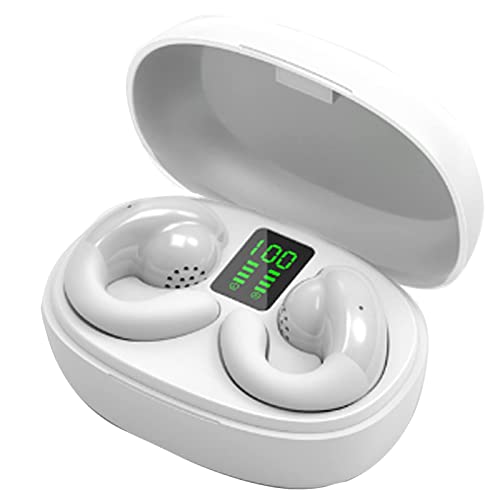 Open Ear Kopfhörer kabellos Bluetooth Mini Luftleitung Knochenschall Sportkopfhörer mit Mic Noise Cancelling Ohrhörer Wasserdicht Wireless Kopfhörer mit Ohrbügel beim Joggen Laufen Radfahren Gym von Xmenha