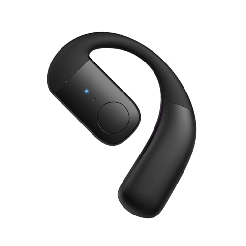 Wireless Single Earbud Bluetooth Headset mit Mikrofon Handy Telefon Freisprech Open Ear Einzeln Sportkopfhörer Kabellos mit Ohrbügel Schnurlos Ohrhörer Freisprecheinrichtung Ohr für Sport Fahren von Xmenha