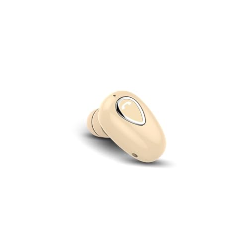 Wireless Single Earbud einzelne Bluetooth Kopfhörer im Ohr kabellos kleine drahtlos Ohrhörer Kopfhörer für Arbeit Büro Business Mini Kopfhörer Earphone Semi In-Ear Headset für ein Ohr kleine Ohren von Xmenha