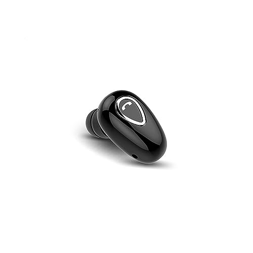 Wireless Single Earbud einzelne Bluetooth Kopfhörer im Ohr kabellos kleine drahtlos Ohrhörer Kopfhörer für Arbeit Büro Business Mini Kopfhörer Earphone Semi In-Ear Headset für ein Ohr kleine Ohren von Xmenha