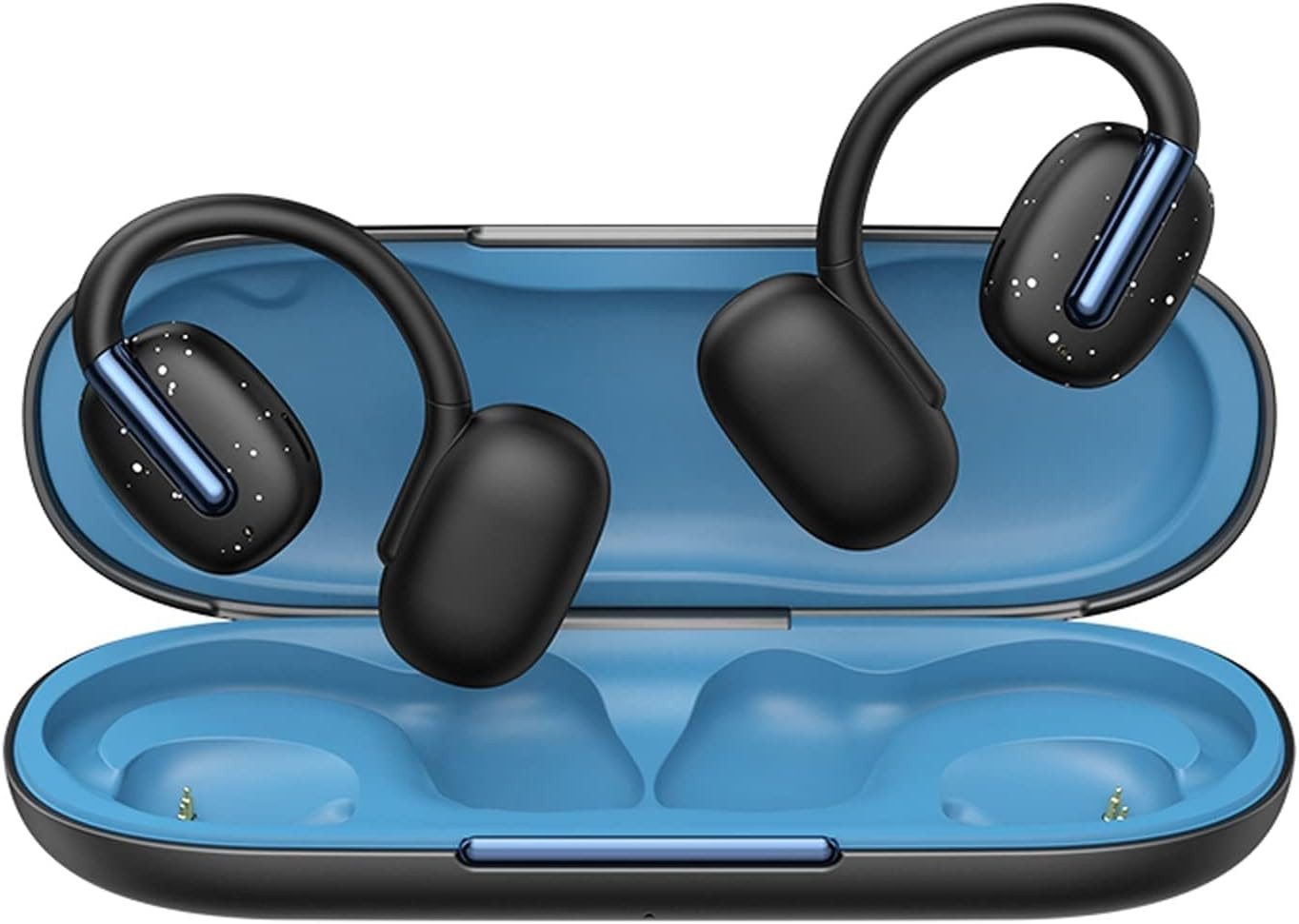 Xmenha Federleicht, Ergonomisch Design Open-Ear-Kopfhörer (48-stündige Akkulaufzeit ermöglicht ununterbrochenes Musikvergnügen, ideal für lange Aktivitäten oder Reisen., klare Anrufe, 48-stündige Akkulaufzeit und IPX5 wasserdichtes Design) von Xmenha