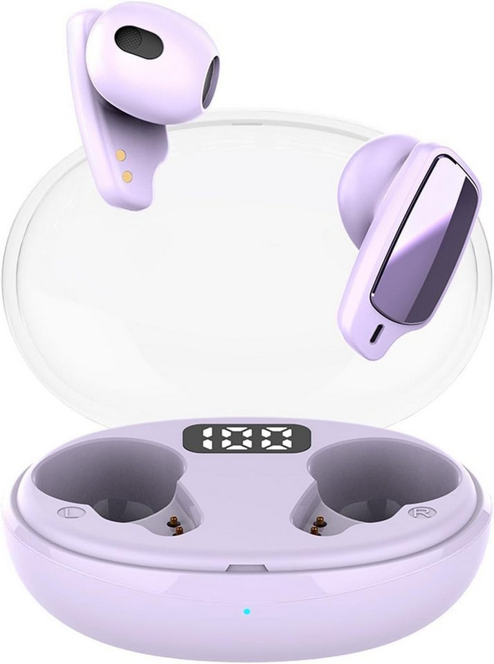 Xmenha Hi-Fi Stereo Sound Mini In-Ear-Kopfhörer (Ergonomisches Design und Touch-Steuerung für einfache Bedienung, ideal für verschiedene Ohrgrößen., Perfekt für ungestörten Schlaf & klare Anrufe, mit langer Akkulaufzeit) von Xmenha