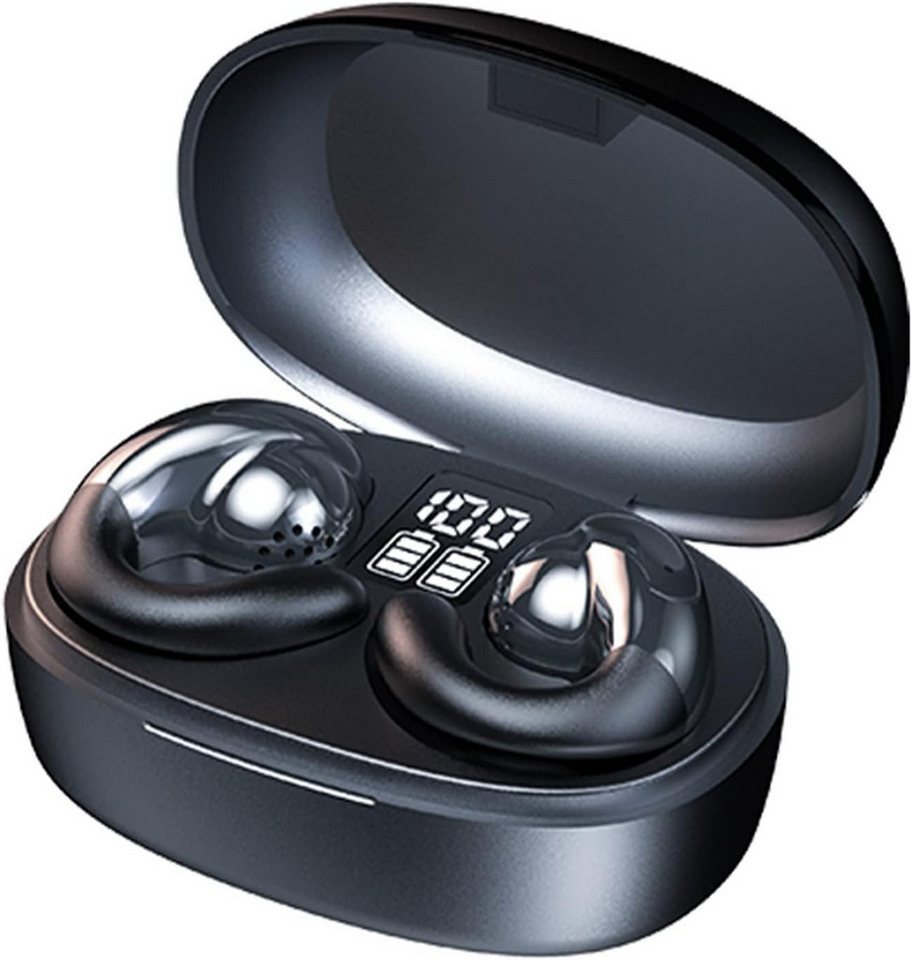 Xmenha HiFi-Stereo-Sound Mini Open-Ear-Kopfhörer (Dank Umgebungsgeräuschunterdrückung und klaren Anrufen bleiben Sie während des Sports konzentriert und verbunden, ohne Störungen., leichtes Design, LED-Anzeige & Touch-Steuerung für maximale Freiheit) von Xmenha