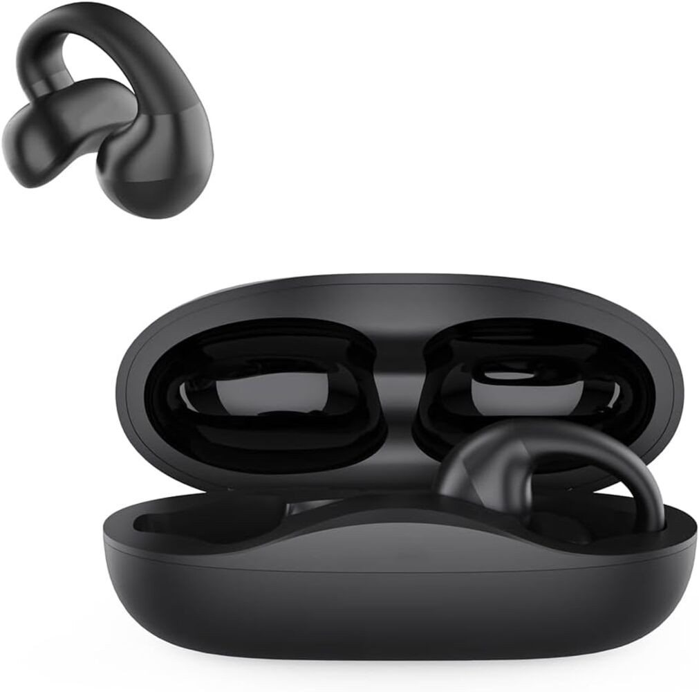Xmenha IPX5-zertifiziertes wasserdichtes Design schützt Open-Ear-Kopfhörer (Musik abspielen/pausieren, Anrufe annehmen/beenden und mehr., Leichtes,Design mit stabiler Bluetooth-Verbindung und Touch-Steuerung) von Xmenha