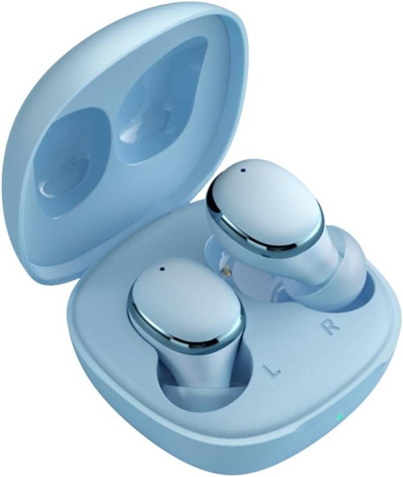 Xmenha Leichte, unauffällige und ergonomische Mini In-Ear-Kopfhörer (Kraftvolle Lautsprecher für lebendigen Klang und aktive Geräuschunterdrückung für klare Anrufe., mit kraftvollem,klarem Sound,Wasserdichtes & intuitive Touch-Steuerung) von Xmenha