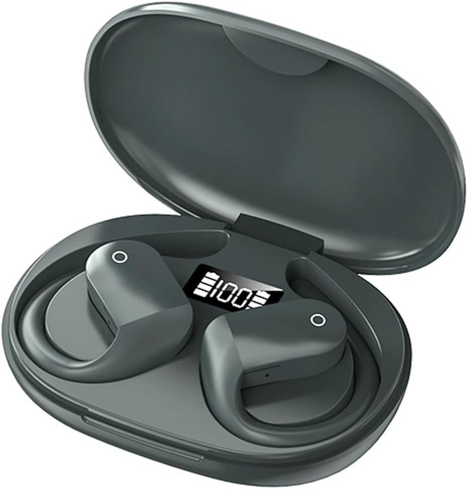 Xmenha ergonomic design Sports mini In-Ear-Kopfhörer (Intuitive Tastensteuerung und präzise LED-Leistungsanzeige., mit Ohrbügel-Design für komfortablen und kristallklare Anrufe) von Xmenha