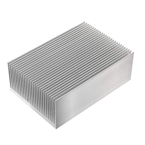 Xnrtop Aluminium-Kühlkörper Kühlkörper Kühlkörper Kühlrippen für Hochleistungs-LED-Verstärker, Transistor, Halbleitergeräte mit 100 mm (L) x 69 mm (B) x 36 mm (H) von Xnrtop